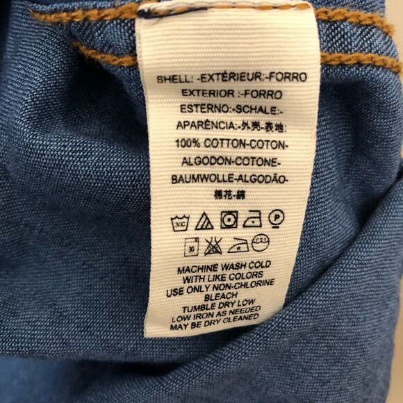 NWT-FREE People Denim “Seventies” Top - Picture 6 of 6